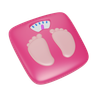body weight scale 3d logo