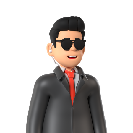 Bodyguard  3D Icon