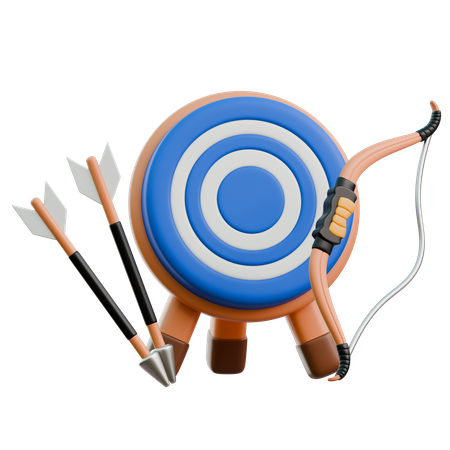 Bogenschießen  3D Icon