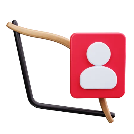 Bogenschießtrainer  3D Icon