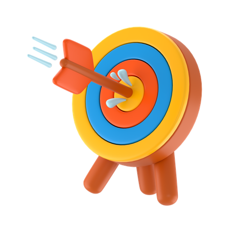 Bogenschießziel  3D Icon