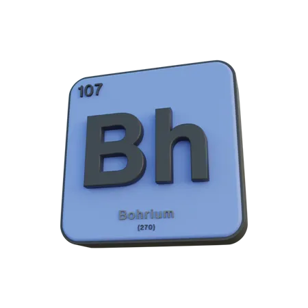 Bohrium  3D Illustration