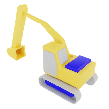 Bohrtraktor  3D Icon