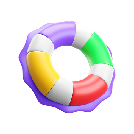 Bóia salva-vidas  3D Icon