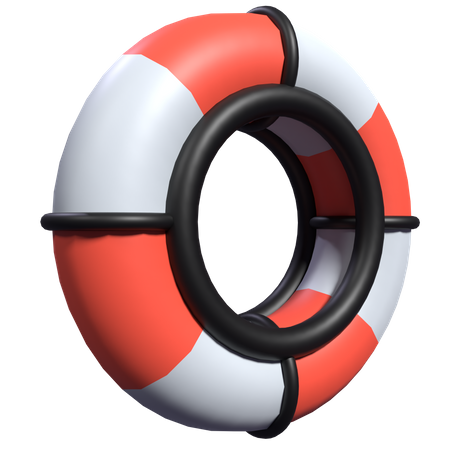 Bóia salva-vidas  3D Illustration