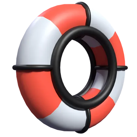 Bóia salva-vidas  3D Illustration