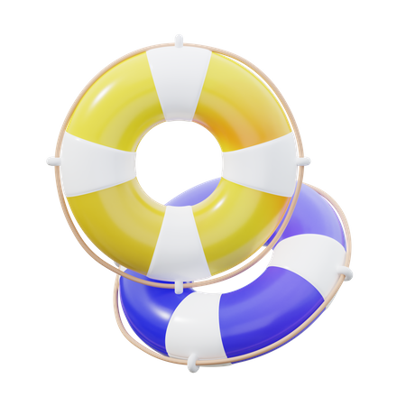Bóia salva-vidas  3D Icon