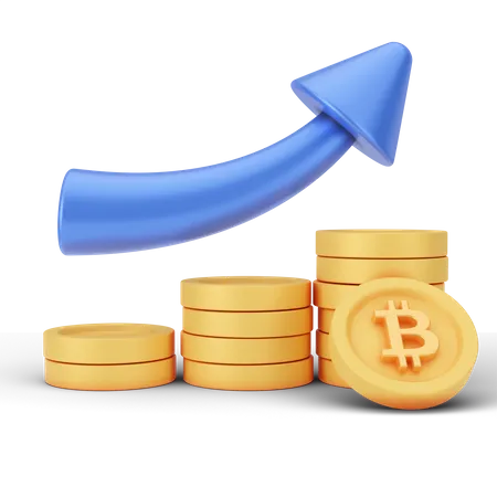 Beneficio boicoin  3D Illustration