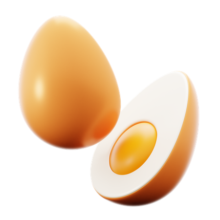 Boil Egg  3D Icon