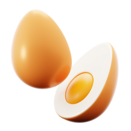Boil Egg  3D Icon