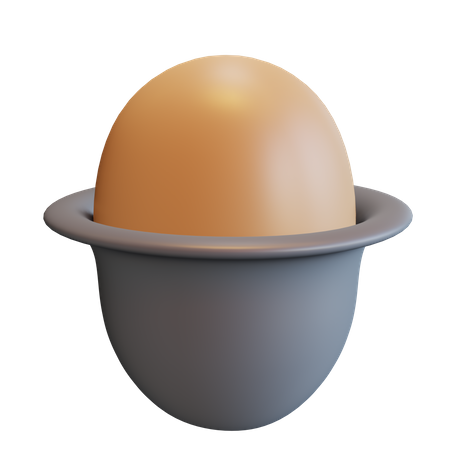 Boil Egg  3D Illustration