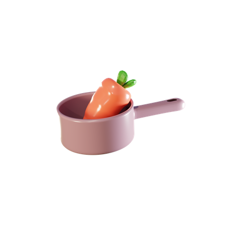 Boil Pot  3D Icon