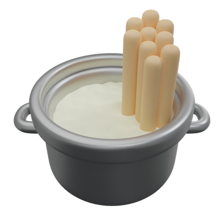 Boil Spaghetti  3D Icon
