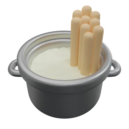 Boil Spaghetti  3D Icon