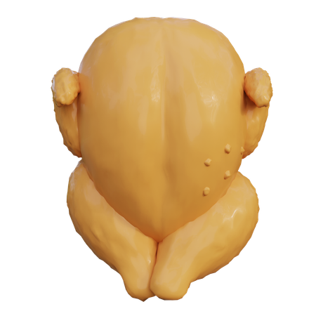 Boiled chicken  3D Icon