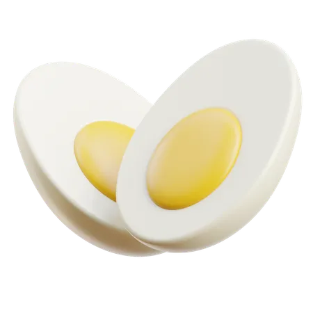 Boiled Egg  3D Icon