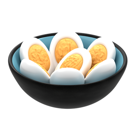 Boiled Egg  3D Icon