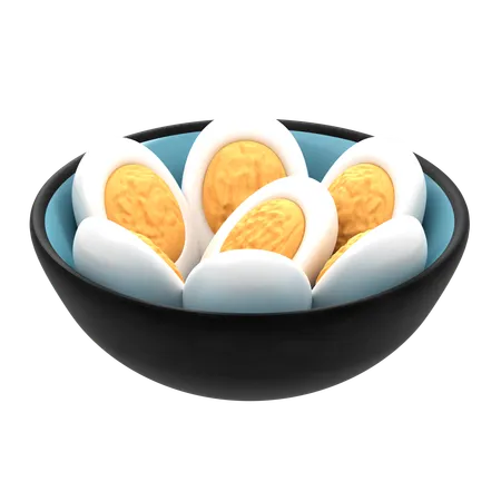 Boiled Egg  3D Icon