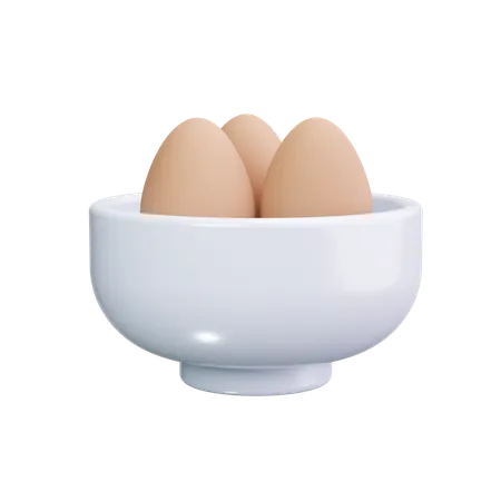 Boiled Egg  3D Icon