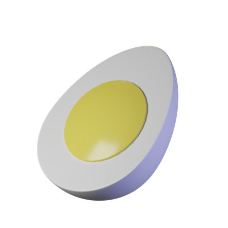 Boiled Egg  3D Icon