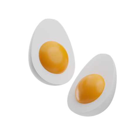 Boiled Eggs  3D Icon