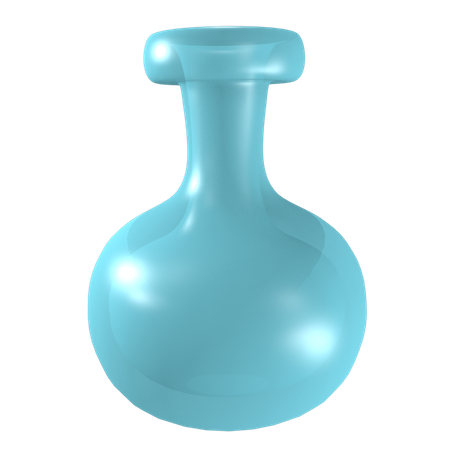 Boiling Flask  3D Illustration