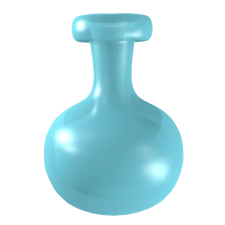 Boiling Flask  3D Illustration