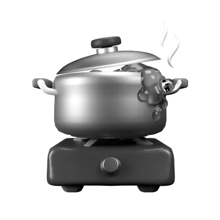 Boiling water  3D Icon