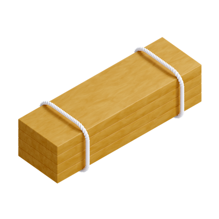 Bois de charpente  3D Icon