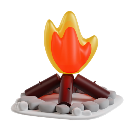 Bois de chauffage  3D Icon