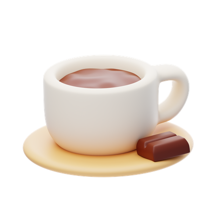 Boisson au chocolat chaud  3D Icon