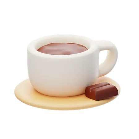 Boisson au chocolat chaud  3D Icon