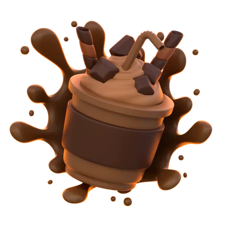 Boisson au chocolat  3D Icon