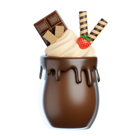 Boisson au chocolat  3D Icon