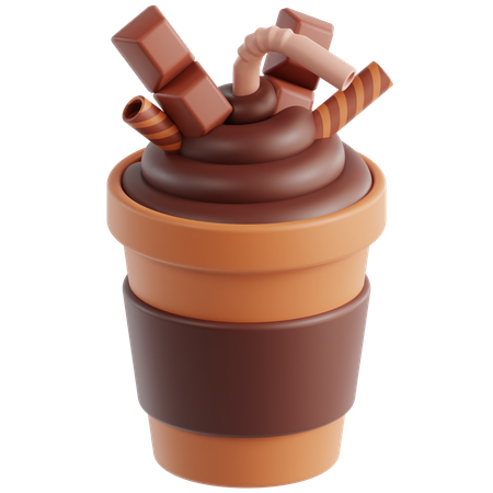 Boisson au chocolat  3D Icon