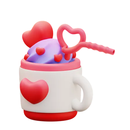 Boisson d'amour  3D Icon