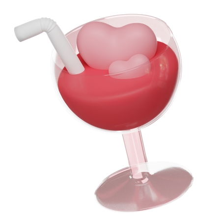 Boisson d'amour  3D Icon