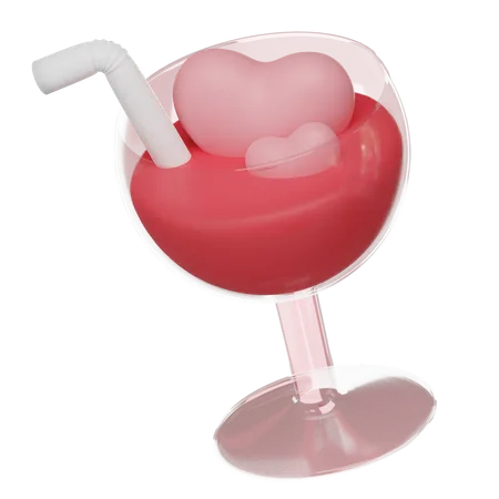 Boisson d'amour  3D Icon