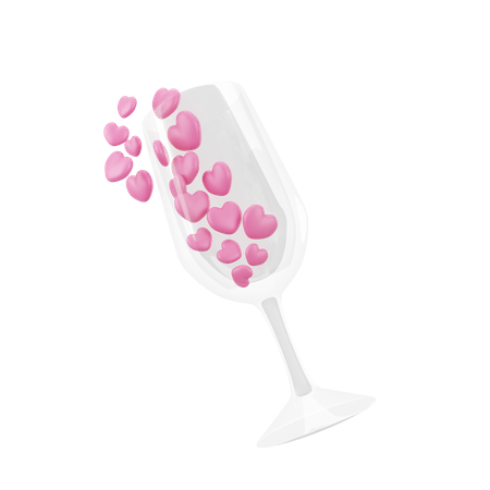 Boisson d'amour  3D Icon