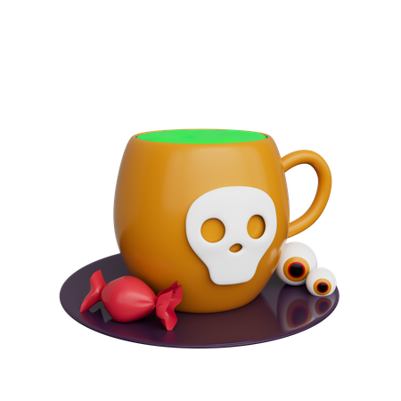 Boisson d'Halloween  3D Icon