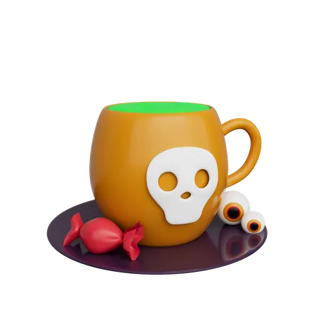 Boisson d'Halloween  3D Icon