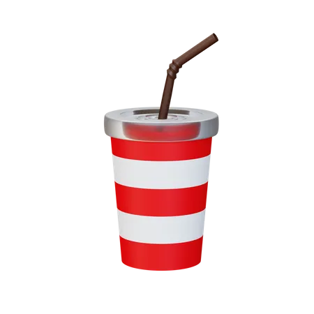 Boisson froide  3D Illustration