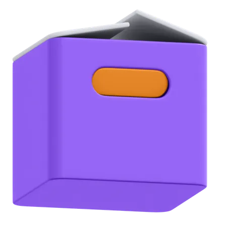Boîte  3D Icon