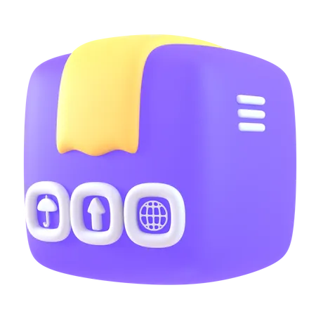 Boîte  3D Icon