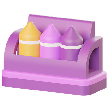 Boîte à crayons  3D Icon