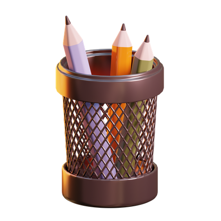 Boîte à crayons  3D Icon