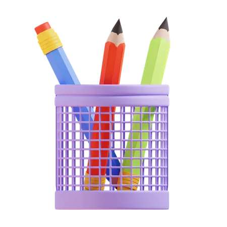 Boîte à crayons  3D Icon