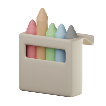 Boîte à crayons  3D Icon