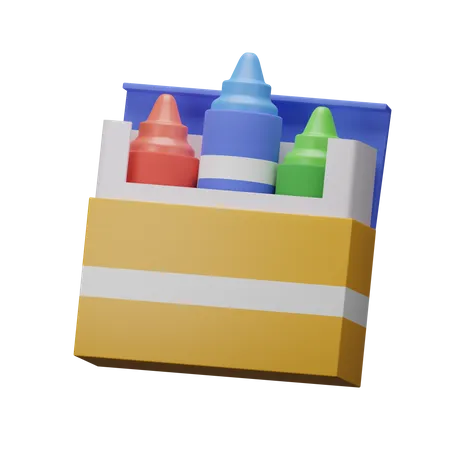 Boîte à crayons  3D Icon