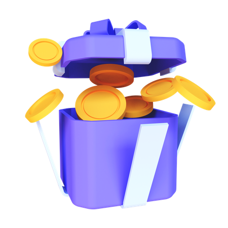 Boîte à monnaie  3D Icon